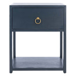 Safavieh Yudi 1 Drawer 1 Shelf Nightstand, NST9201 - Navy