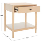 Safavieh  Boden 1 Drawer Nightstand  , NST9202 - White Wash