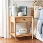 Safavieh  Boden 1 Drawer Nightstand  , NST9202 - Natural