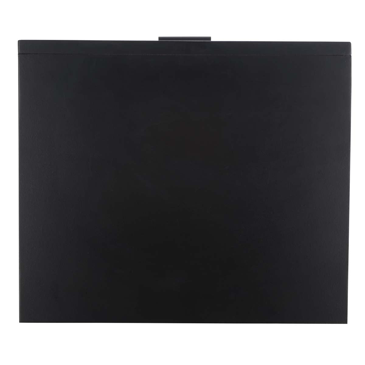 Safavieh Grayden 1 Drawer Nightstand  , NST9203 - Black Body / Natural Front Drawer