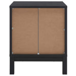 Safavieh Galio 2 Drawer Nightstand , NST9600 - Black / Gold