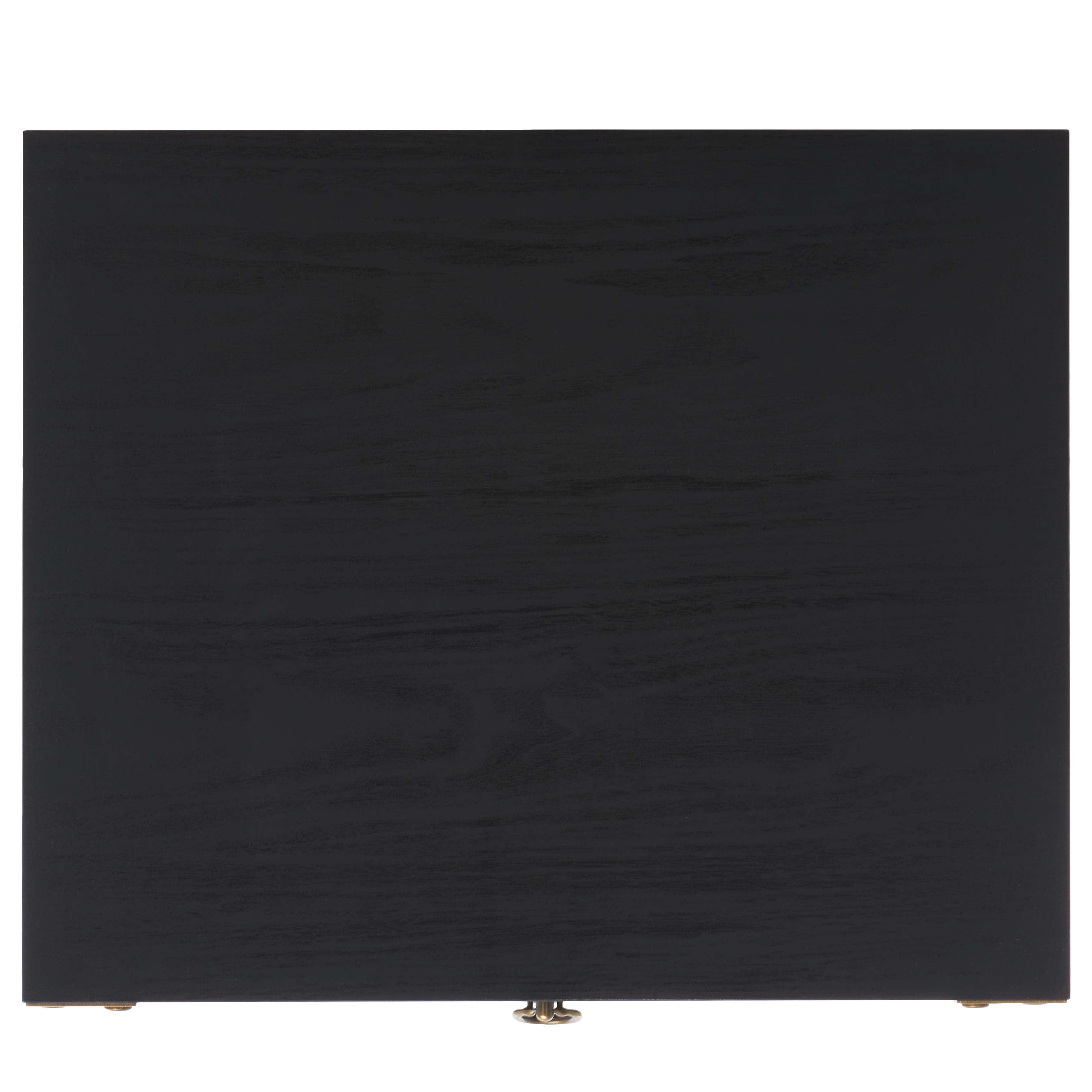 Safavieh Galio 2 Drawer Nightstand , NST9600 - Black / Gold