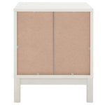 Safavieh Galio 2 Drawer Nightstand , NST9600 - White / Gold