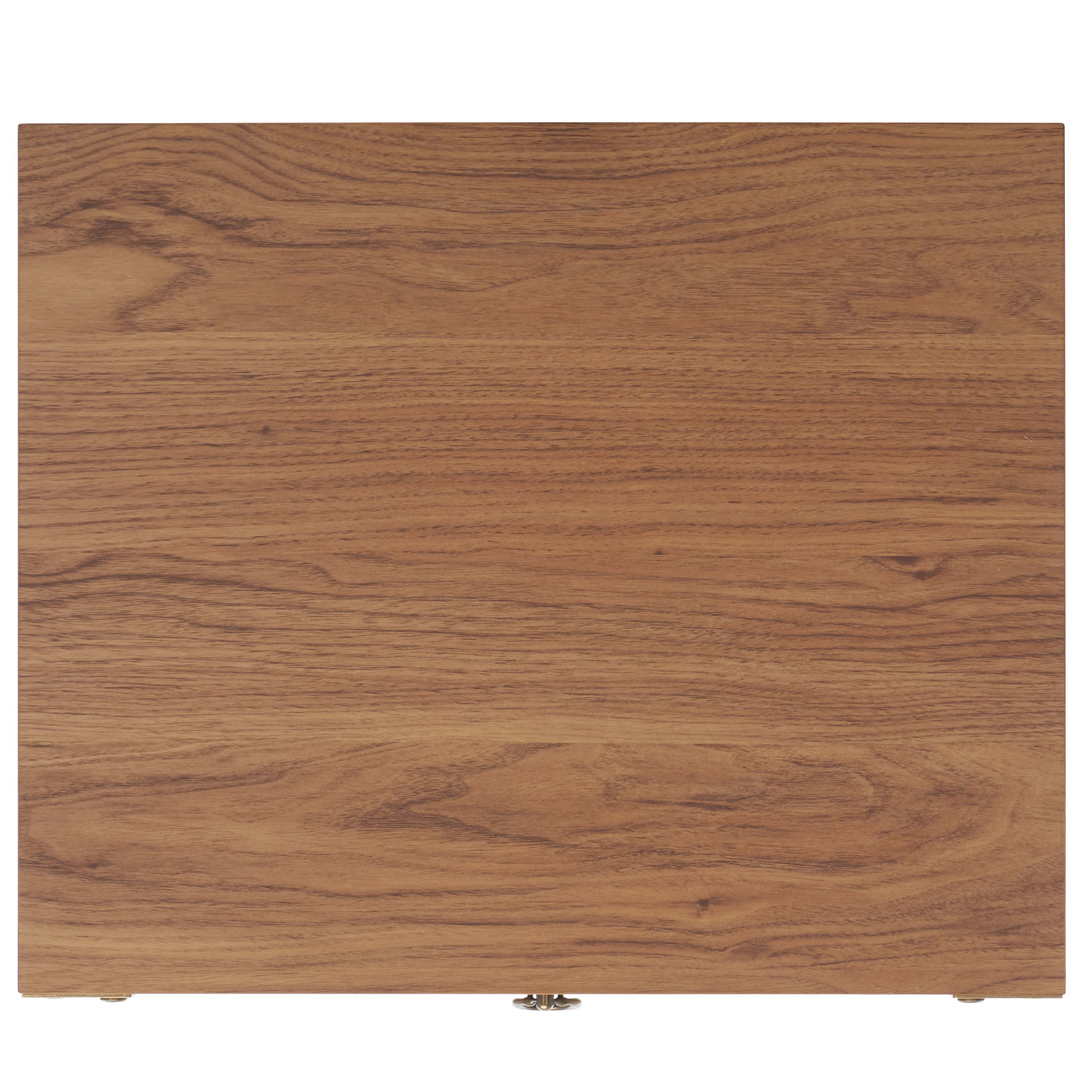 Safavieh Galio 2 Drawer Nightstand , NST9600 - Oak / Gold