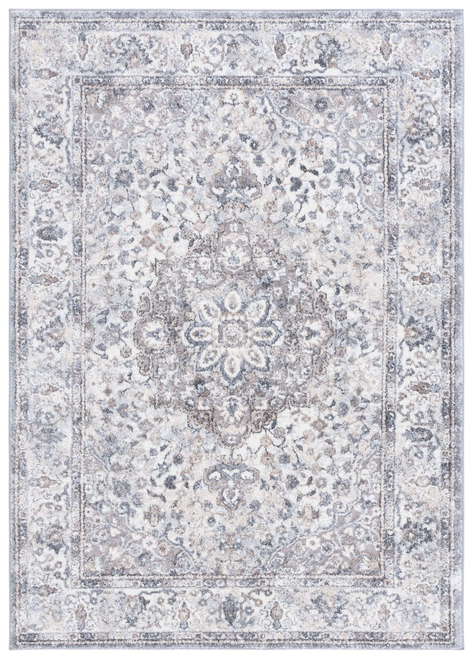 Safavieh Opal 460 Rug, OAL460 - Grey / Ivory