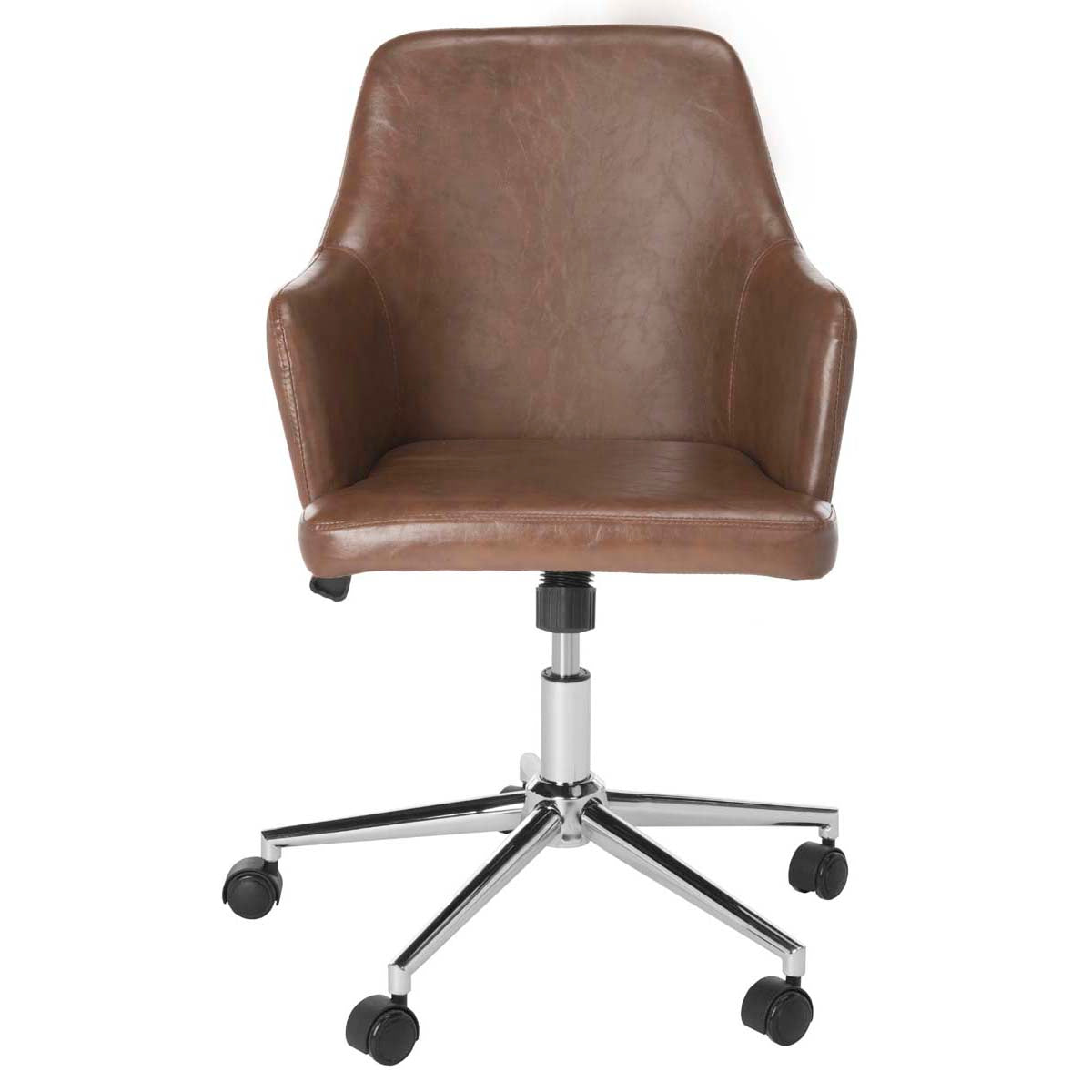 Safavieh Cadence Swivel Office Chair , OCH7500 - Brown / Chrome