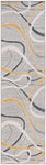 Safavieh Odyssey 812 Rug, ODY812 - Grey / Gold Ivory