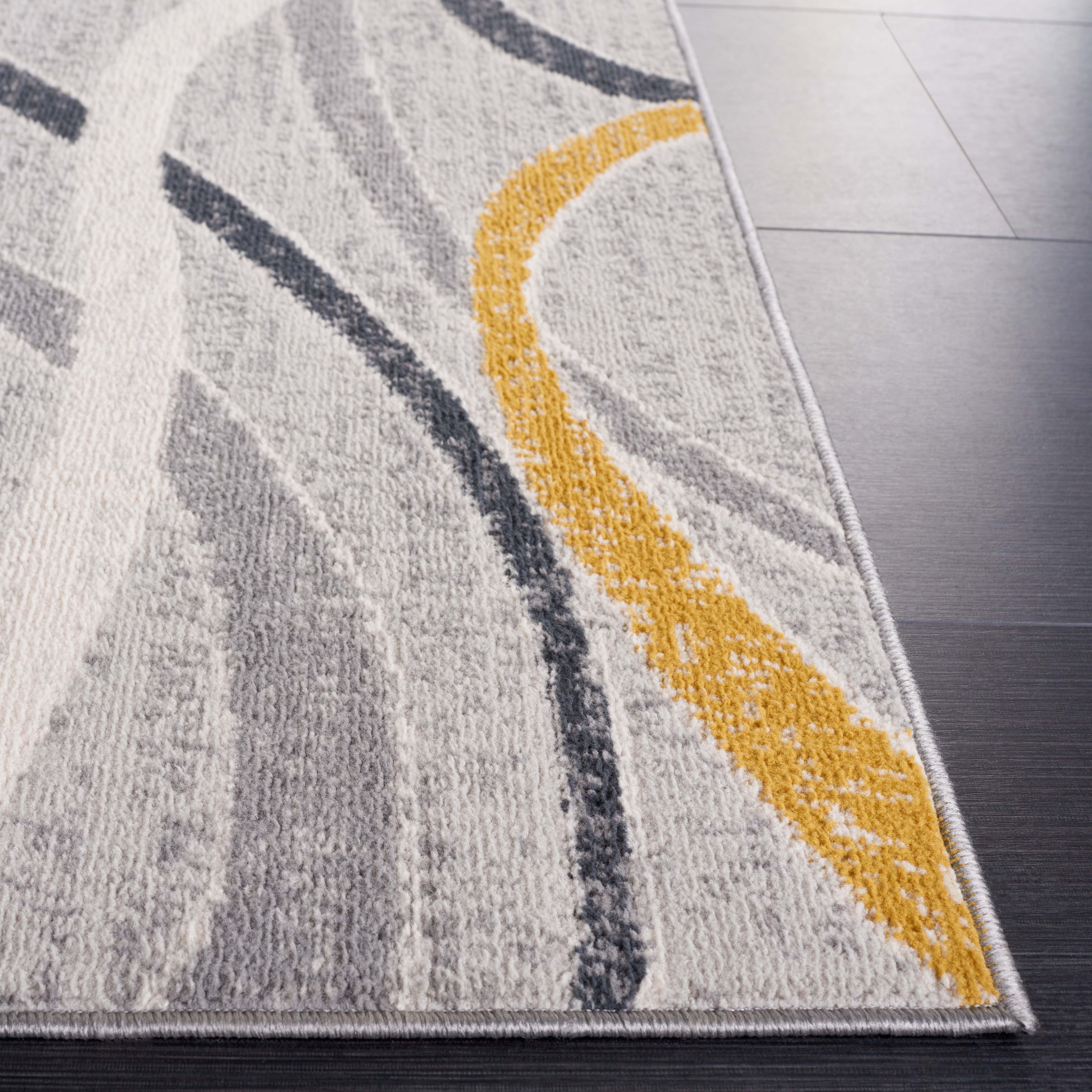Safavieh Odyssey 812 Rug, ODY812 - Grey / Gold Ivory
