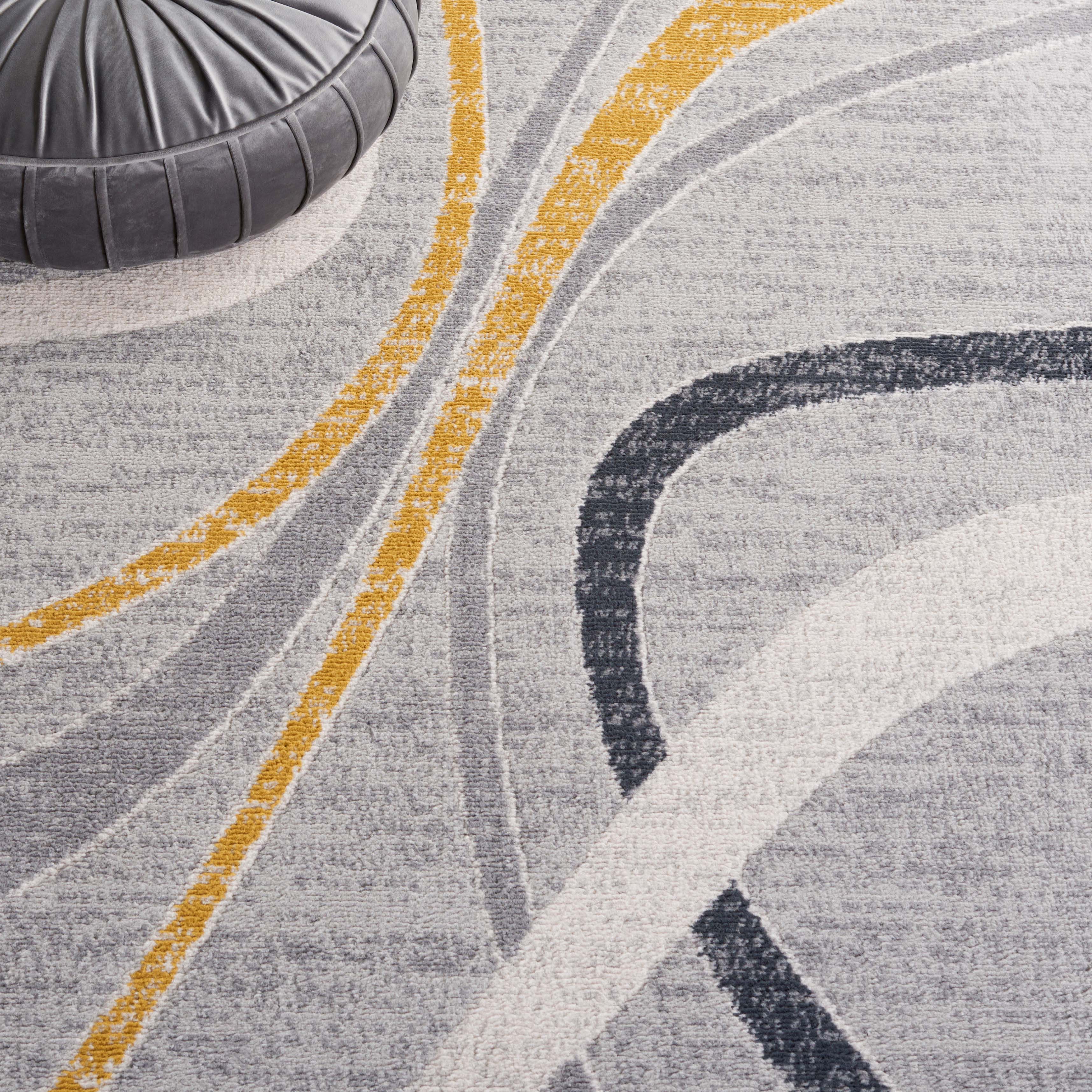 Safavieh Odyssey 812 Rug, ODY812 - Grey / Gold Ivory