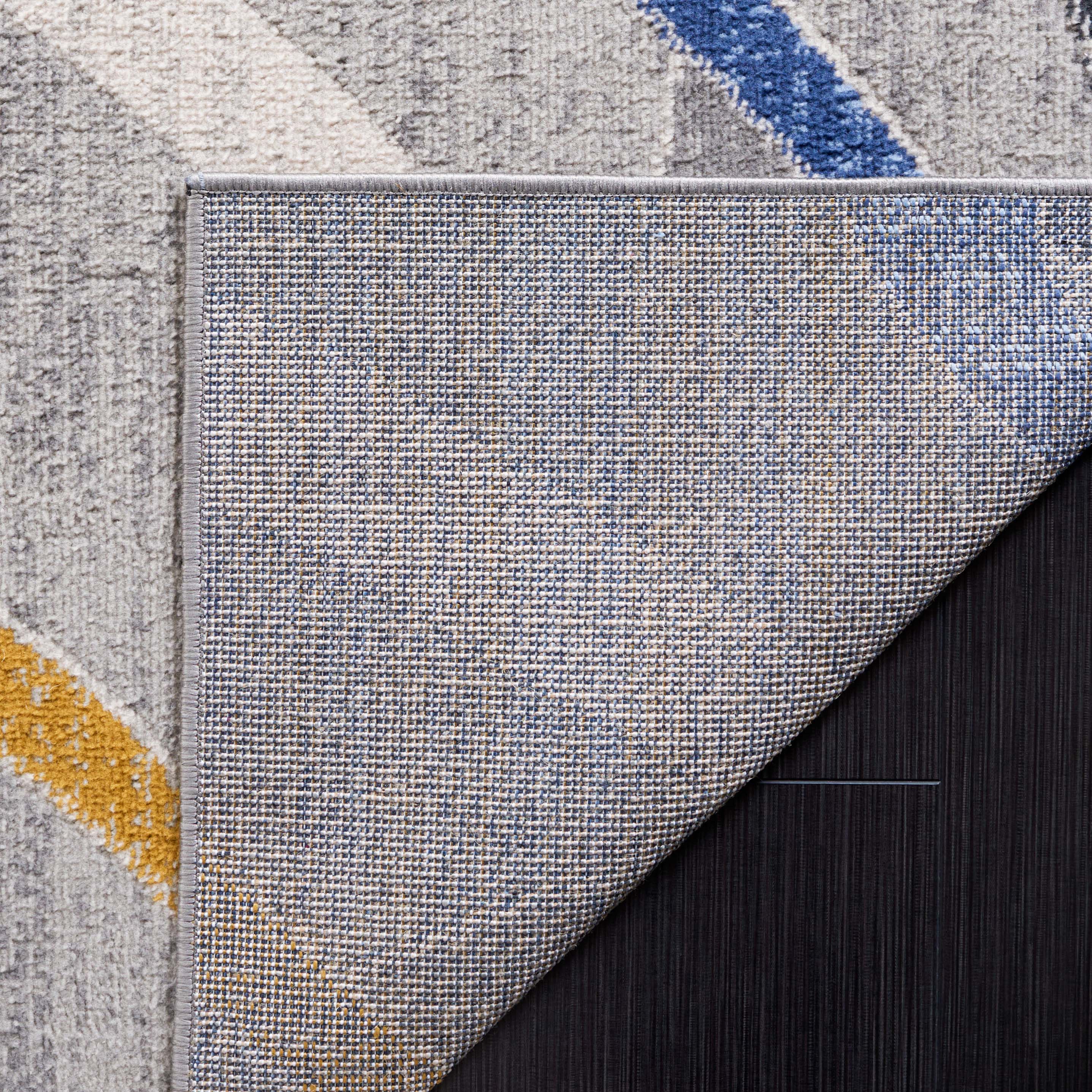 Safavieh Odyssey 812 Rug, ODY812 - Grey / Blue Gold