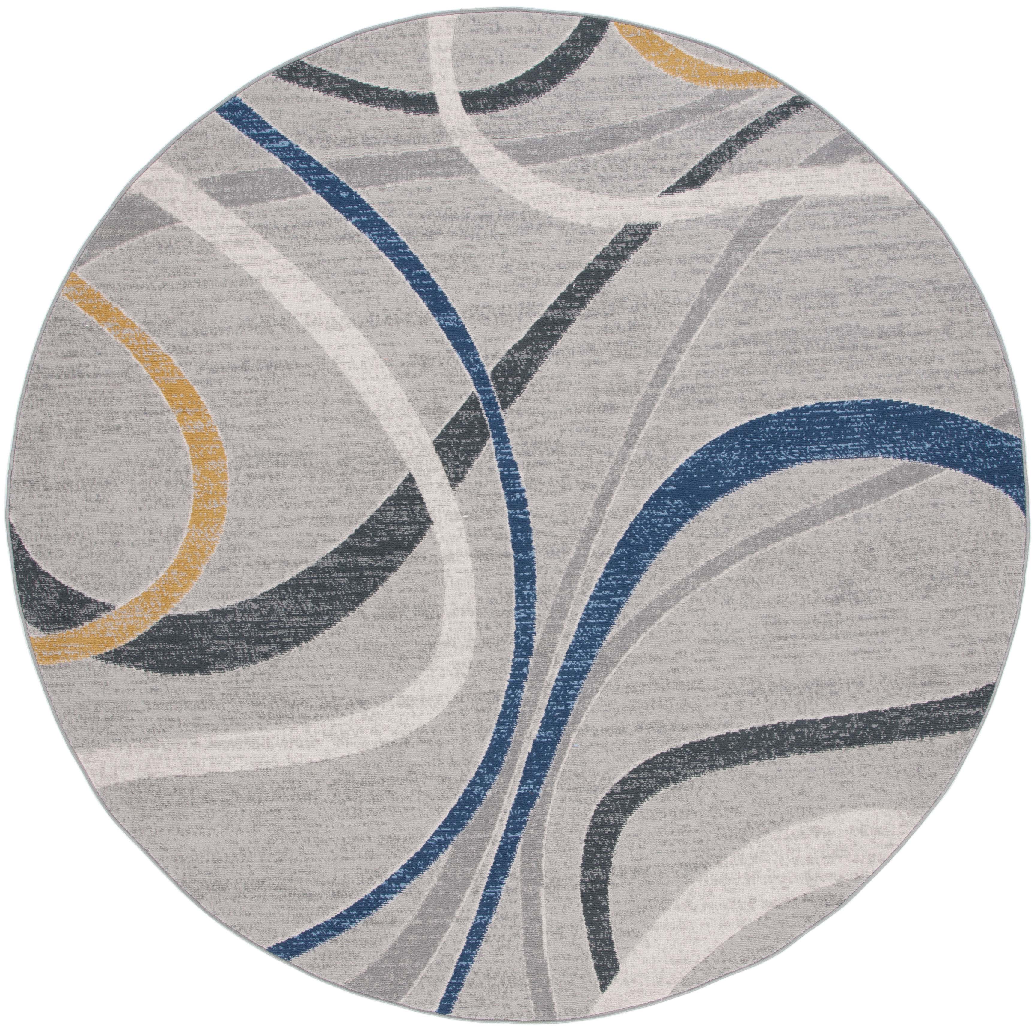 Safavieh Odyssey 812 Rug, ODY812 - Grey / Blue Gold