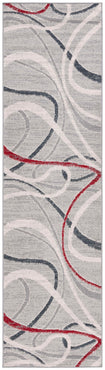 Safavieh Odyssey 812 Rug, ODY812 - Grey / Red Ivory