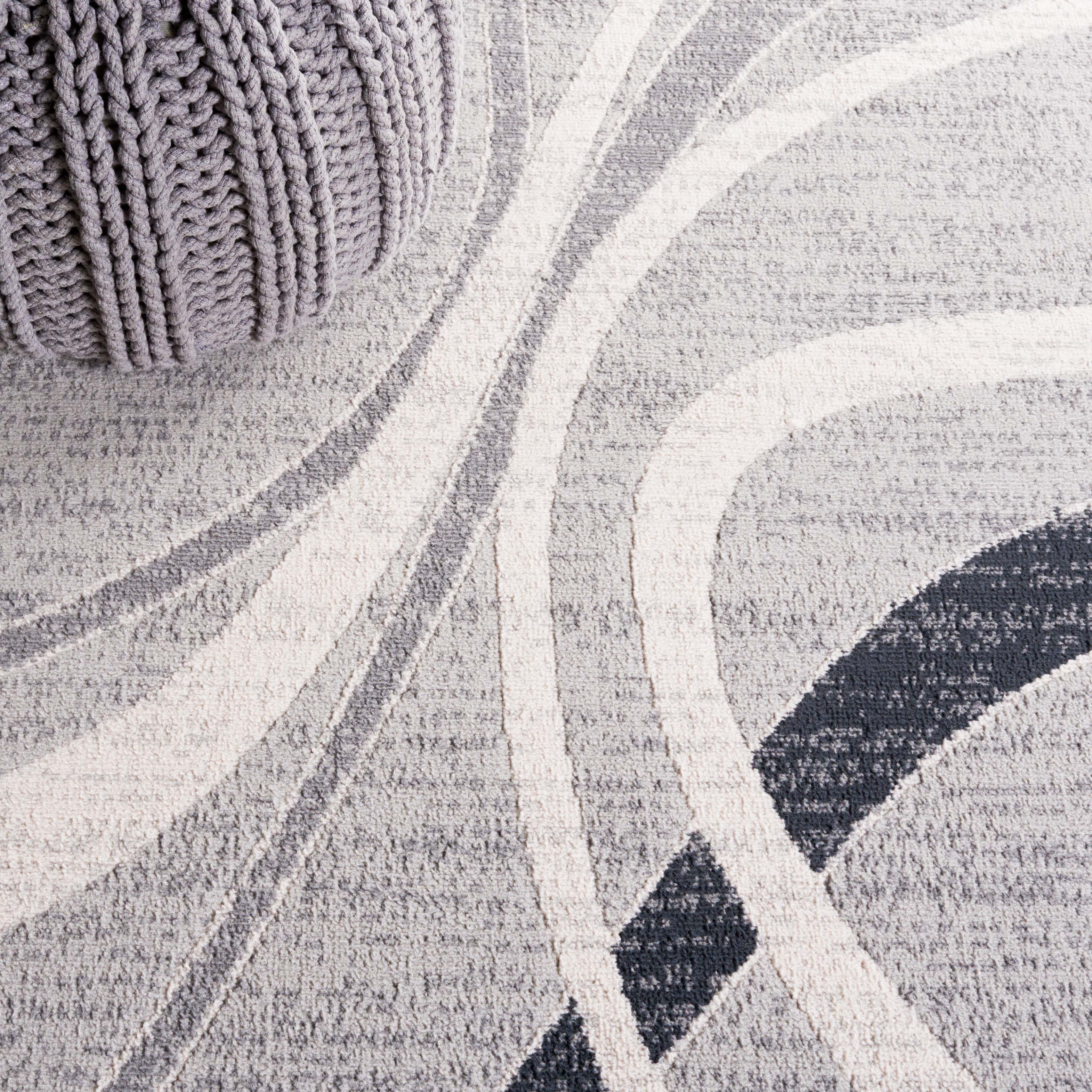 Safavieh Odyssey 812 Rug, ODY812 - Grey / Red Ivory