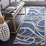 Safavieh Odyssey 812 Rug, ODY812 - Blue / Gold Ivory