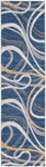 Safavieh Odyssey 812 Rug, ODY812 - Blue / Gold Ivory