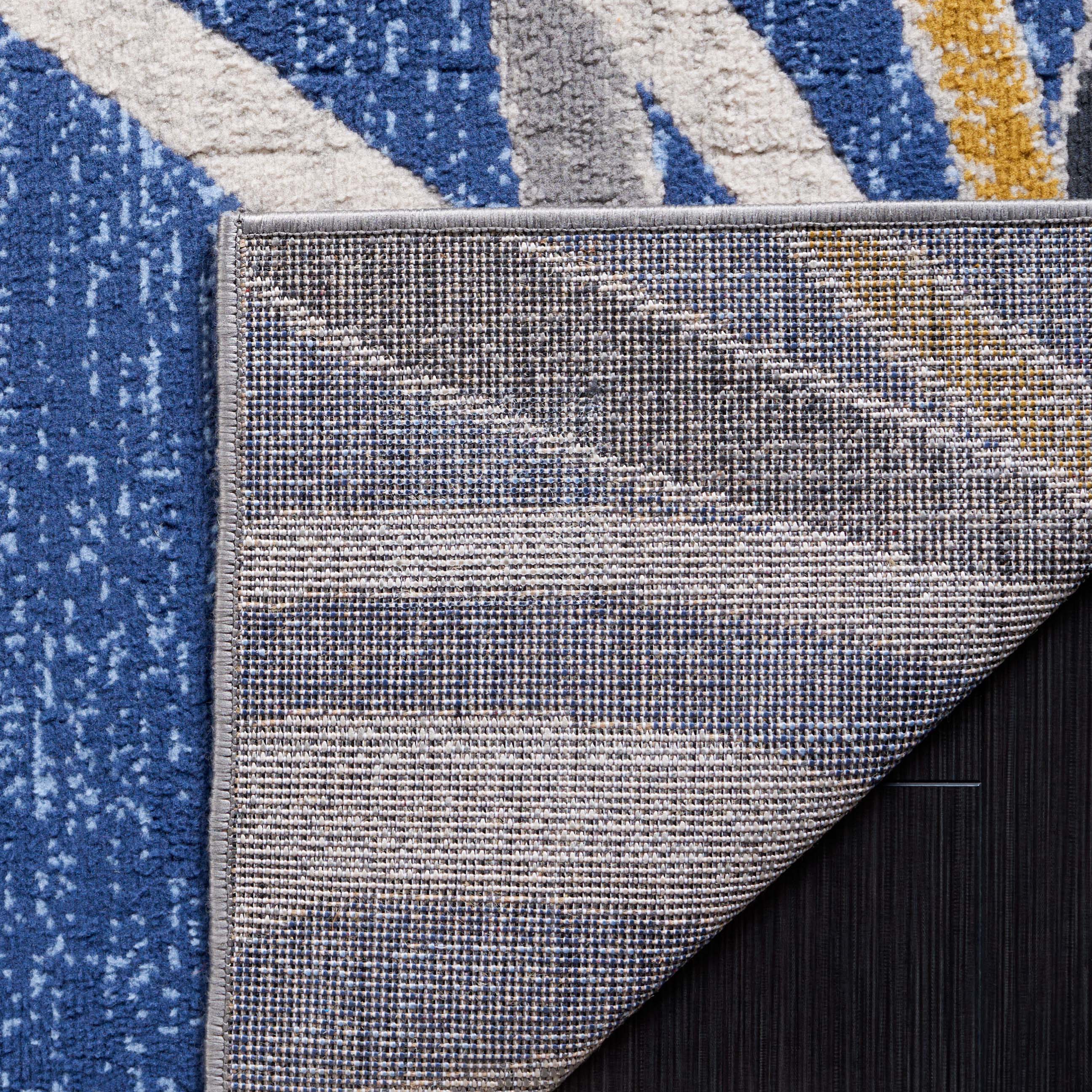 Safavieh Odyssey 812 Rug, ODY812 - Blue / Gold Ivory