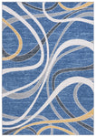 Safavieh Odyssey 812 Rug, ODY812 - Blue / Gold Ivory