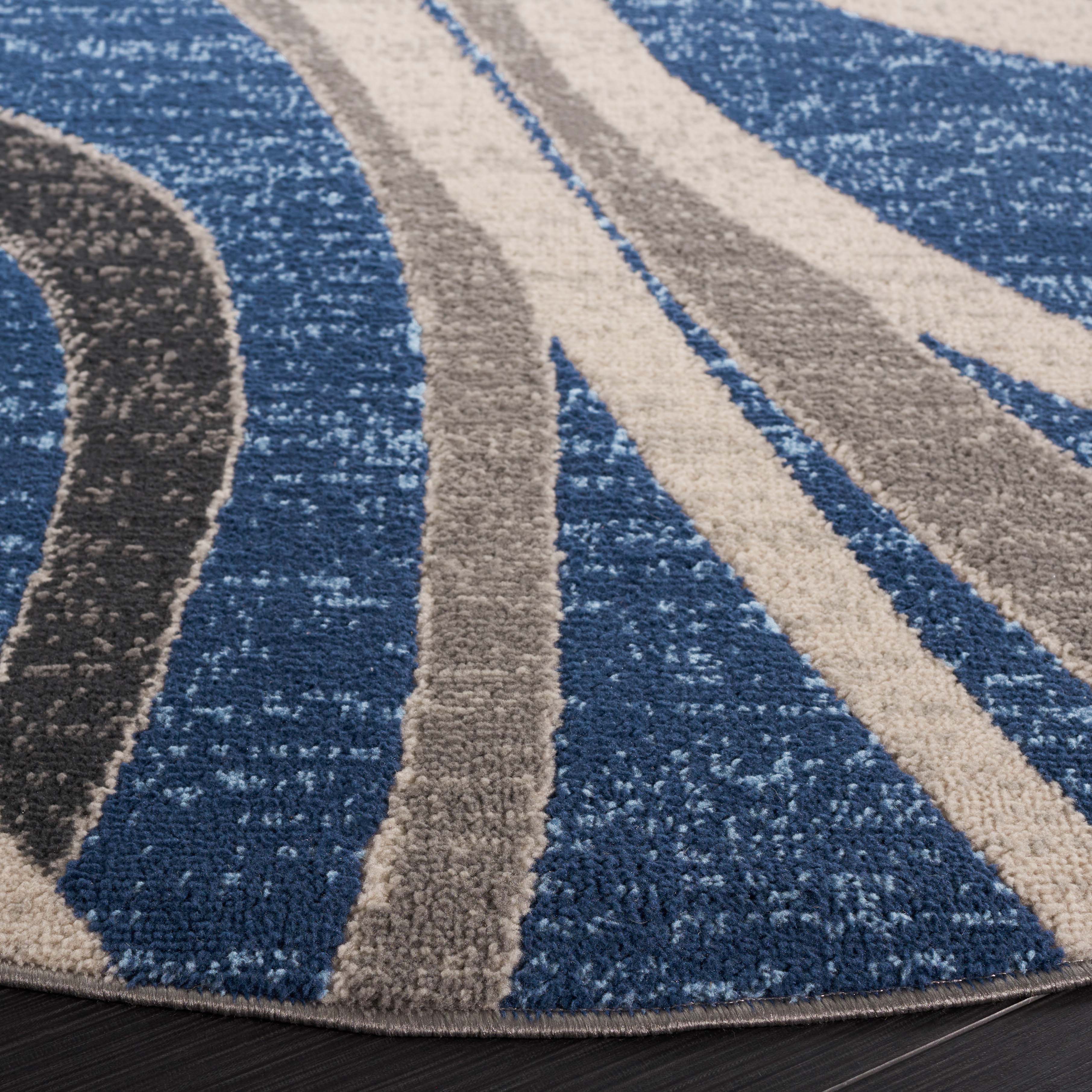 Safavieh Odyssey 812 Rug, ODY812 - Blue / Gold Ivory