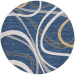 Safavieh Odyssey 812 Rug, ODY812 - Blue / Gold Ivory