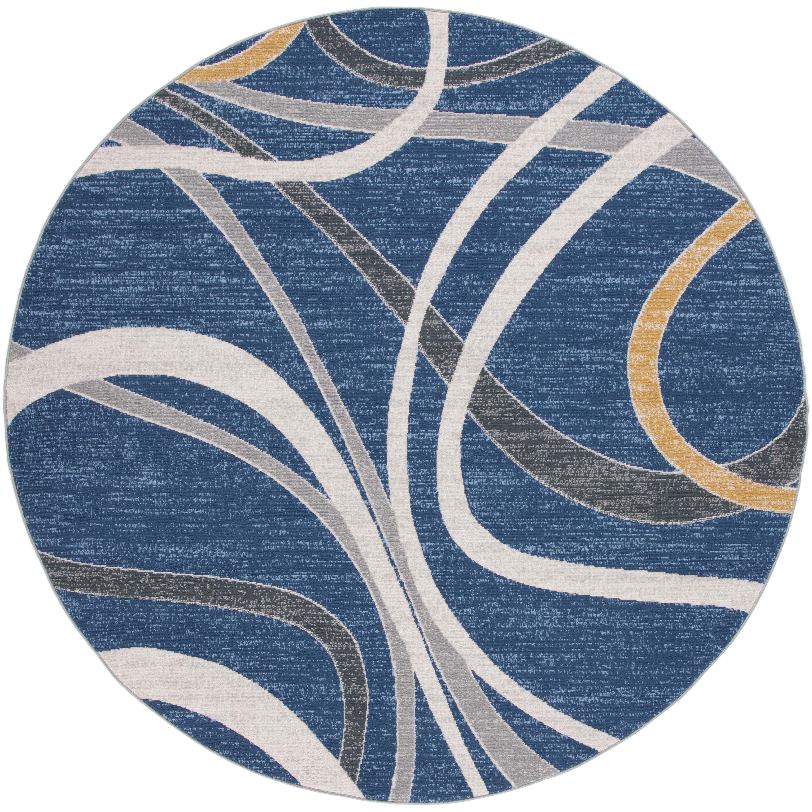 Safavieh Odyssey 812 Rug, ODY812 - Blue / Gold Ivory