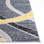 Safavieh Odyssey 812 Rug, ODY812 - Black / Grey Gold