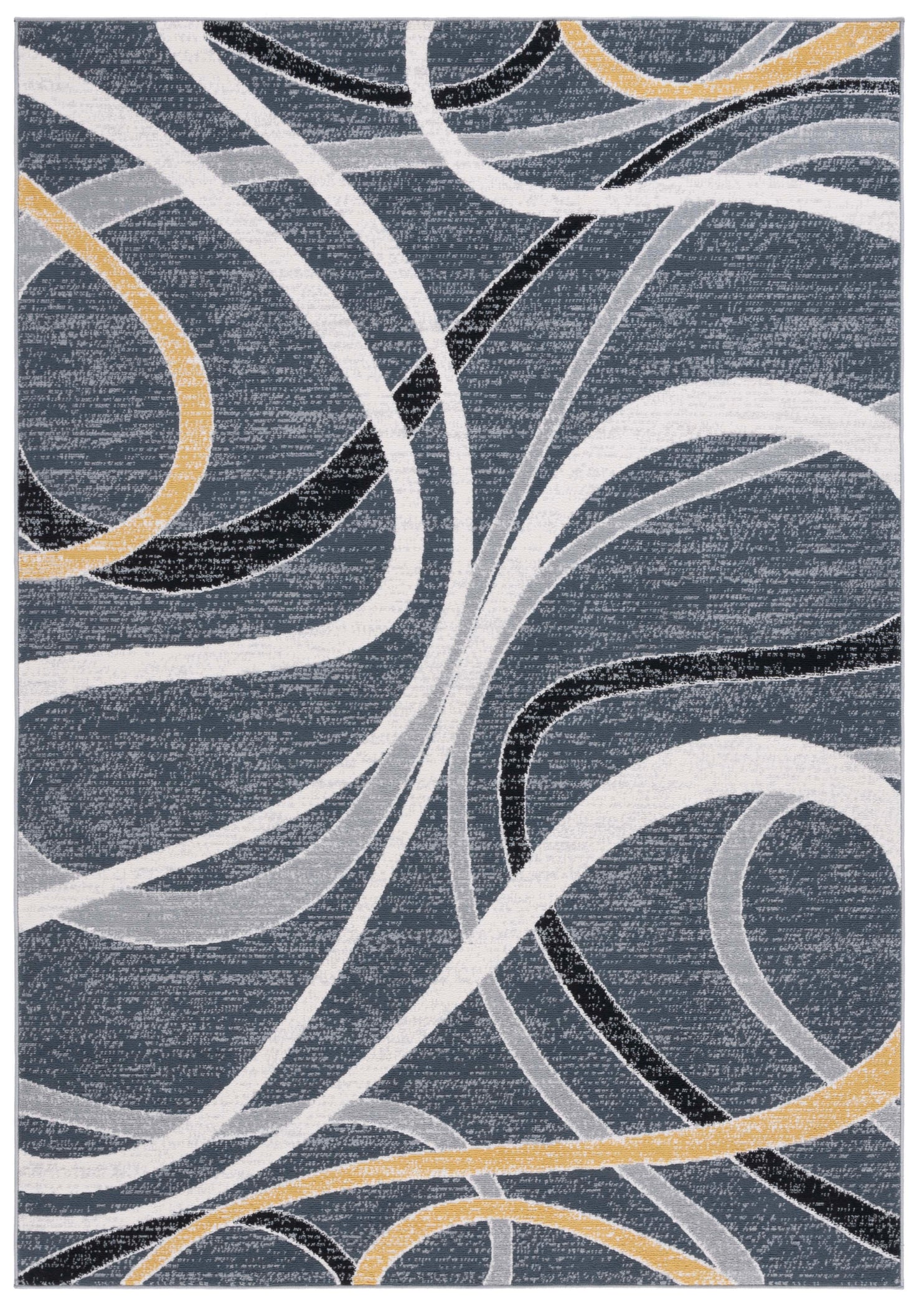 Safavieh Odyssey 812 Rug, ODY812 - Black / Grey Gold