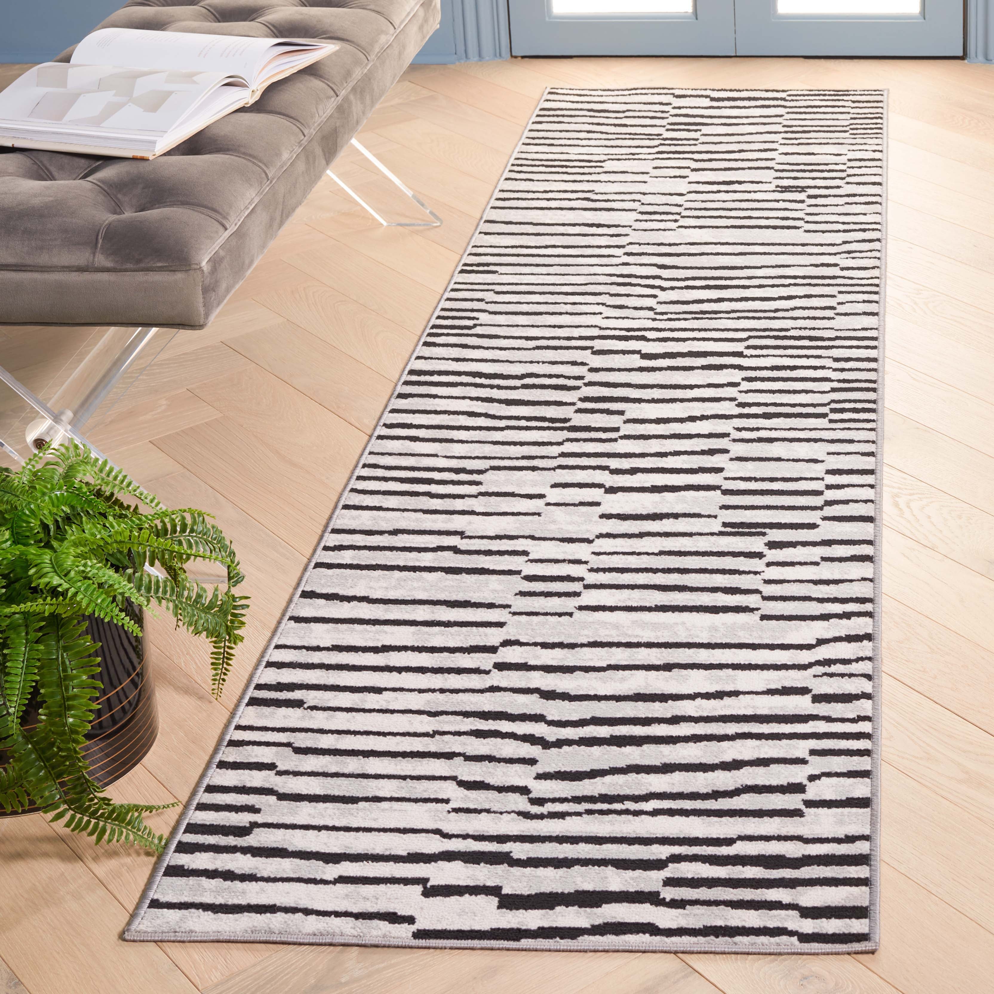 Safavieh Odyssey 814 Rug, ODY814 - Grey / Black