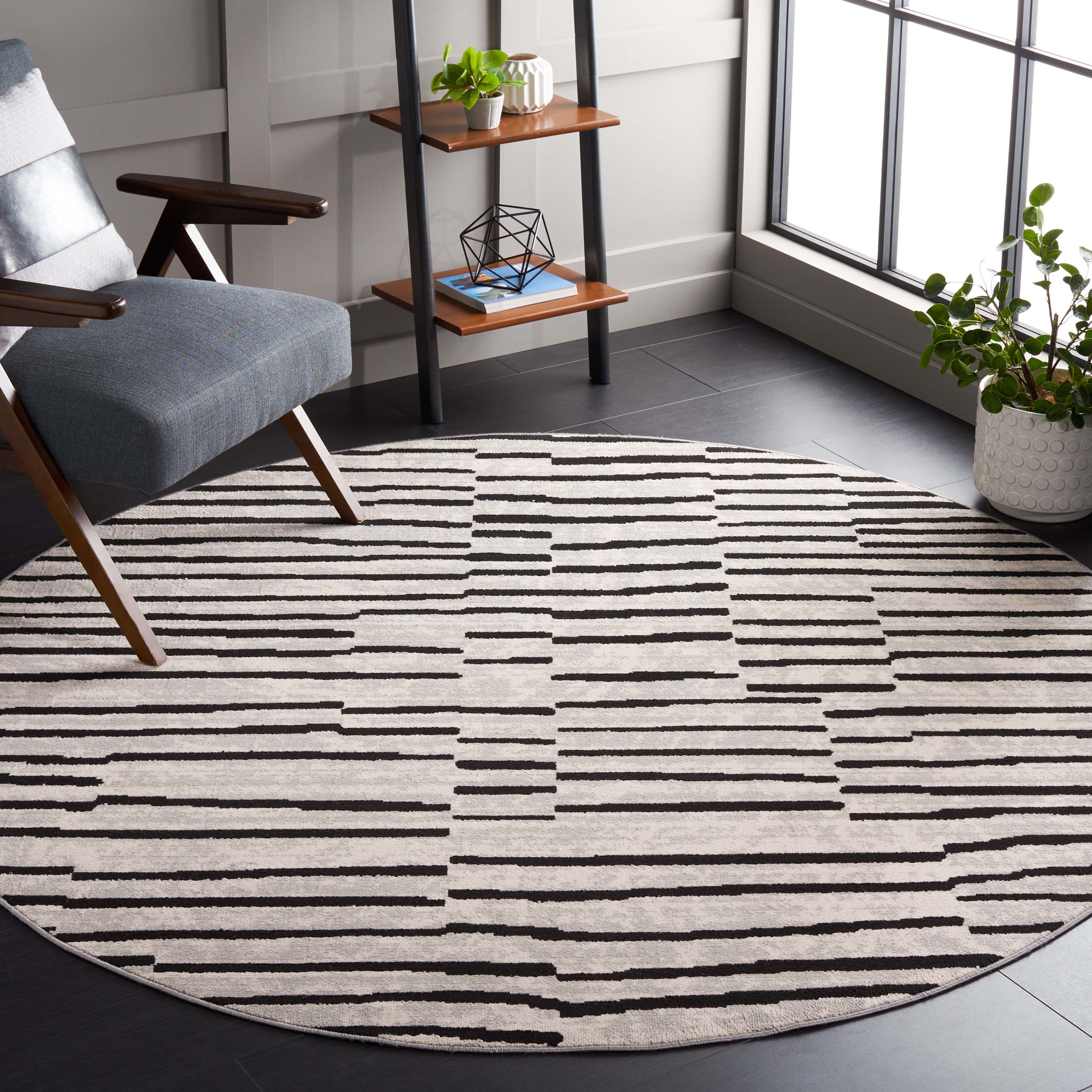 Safavieh Odyssey 814 Rug, ODY814 - Grey / Black
