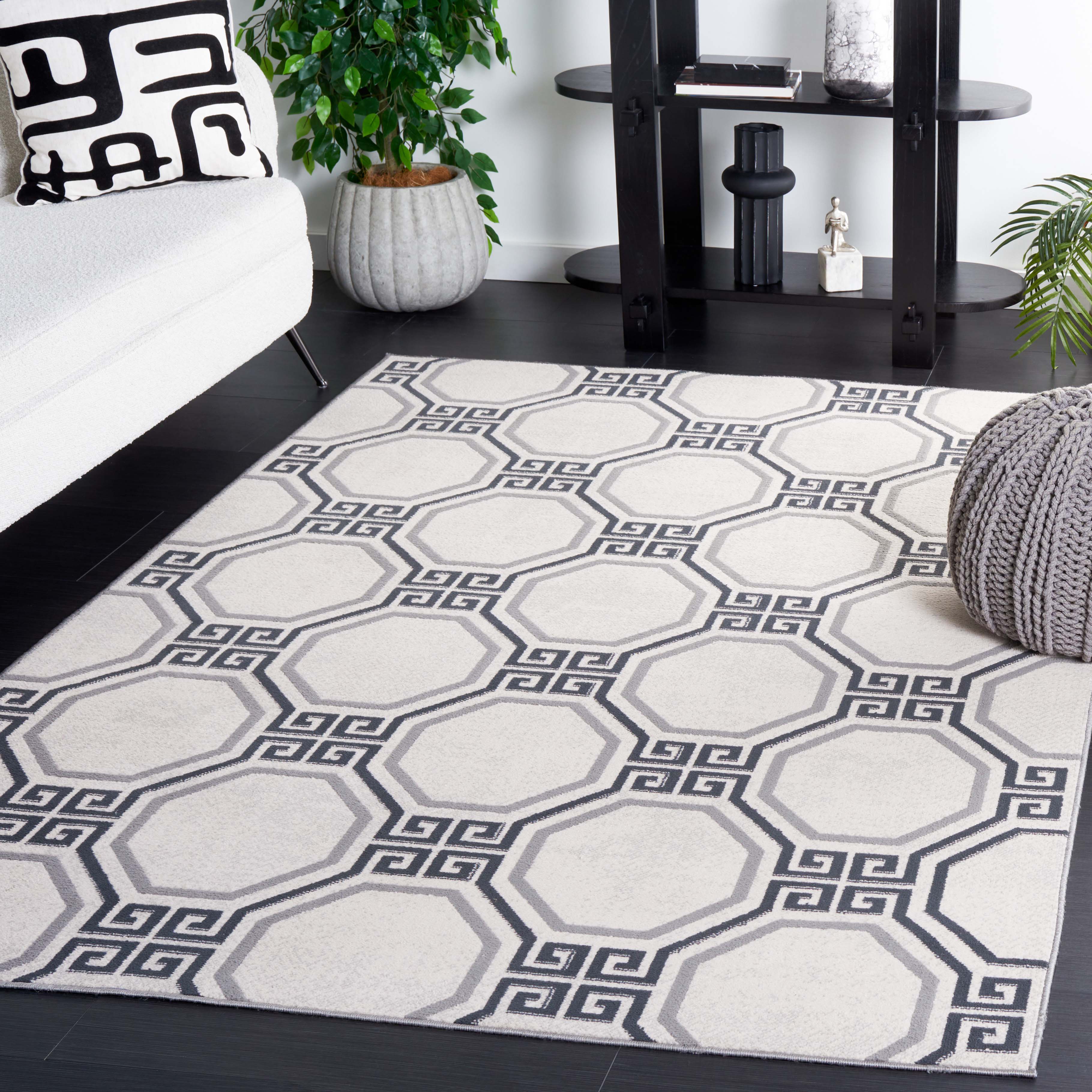 Safavieh Odyssey 818 Rug, ODY818 - Ivory / Grey