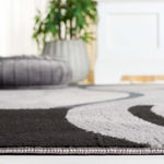 Safavieh Odyssey 826 Rug, ODY826 - Ivory / Grey Black