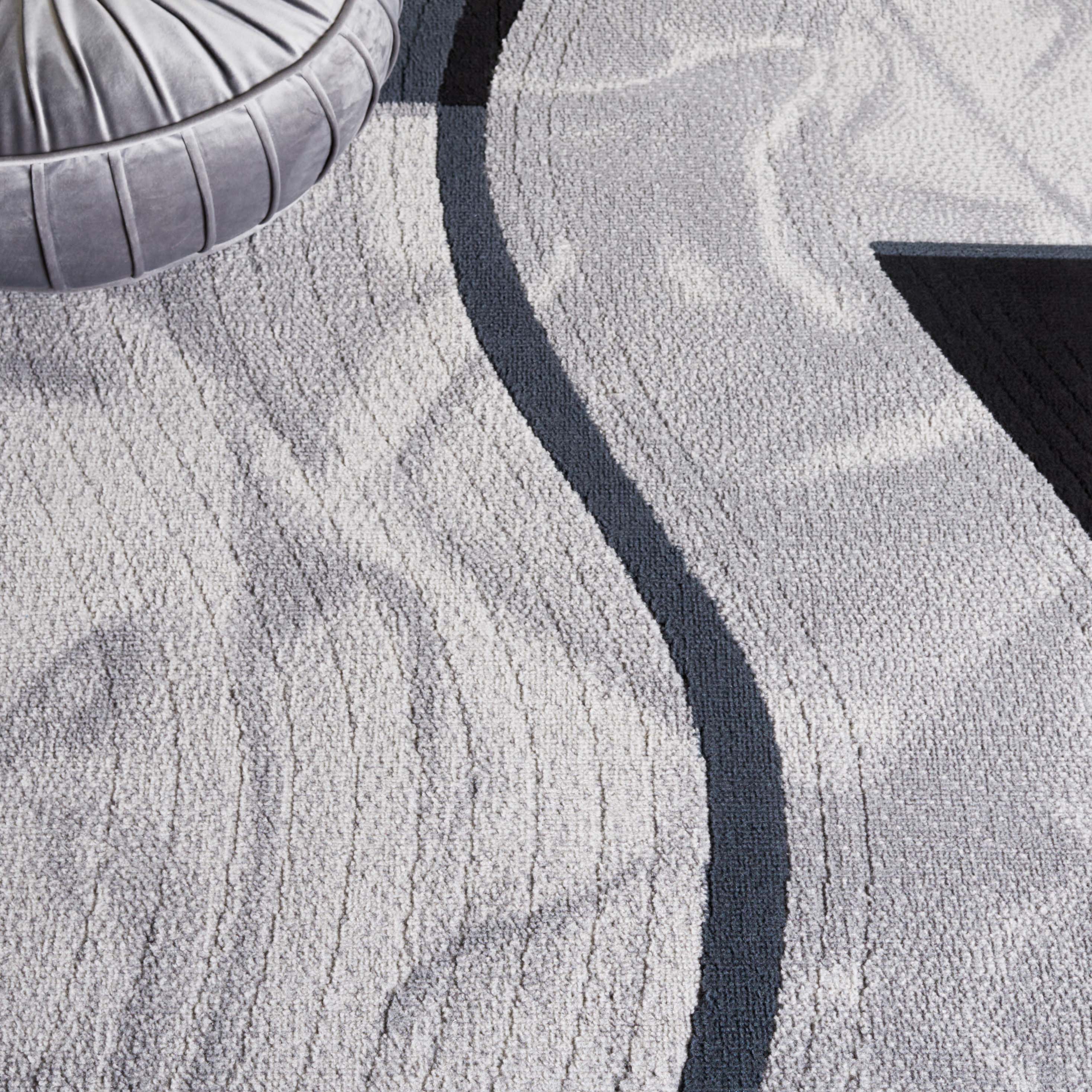 Safavieh Odyssey 826 Rug, ODY826 - Ivory / Grey Black
