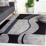 Safavieh Odyssey 826 Rug, ODY826 - Ivory / Grey Black