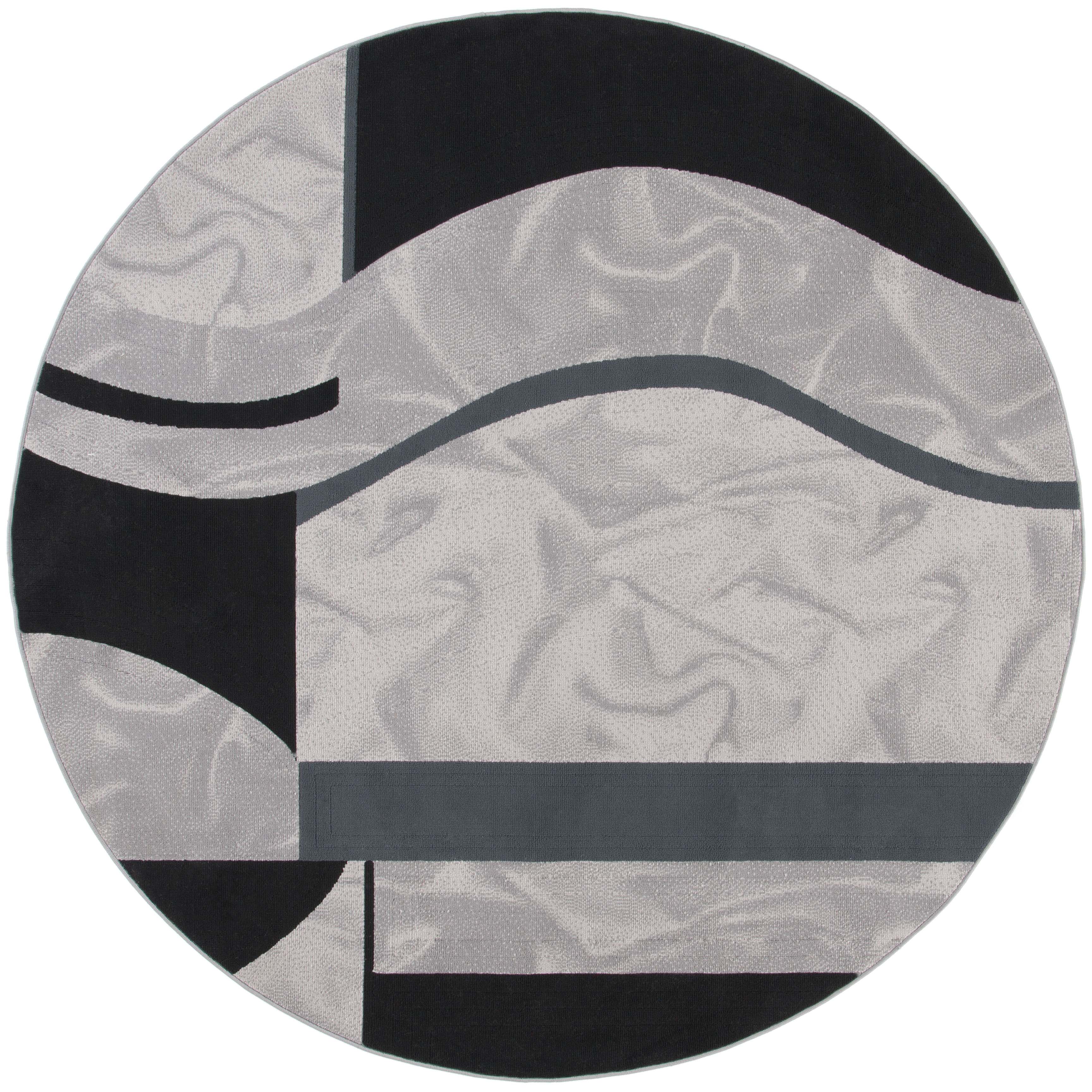 Safavieh Odyssey 826 Rug, ODY826 - Ivory / Grey Black