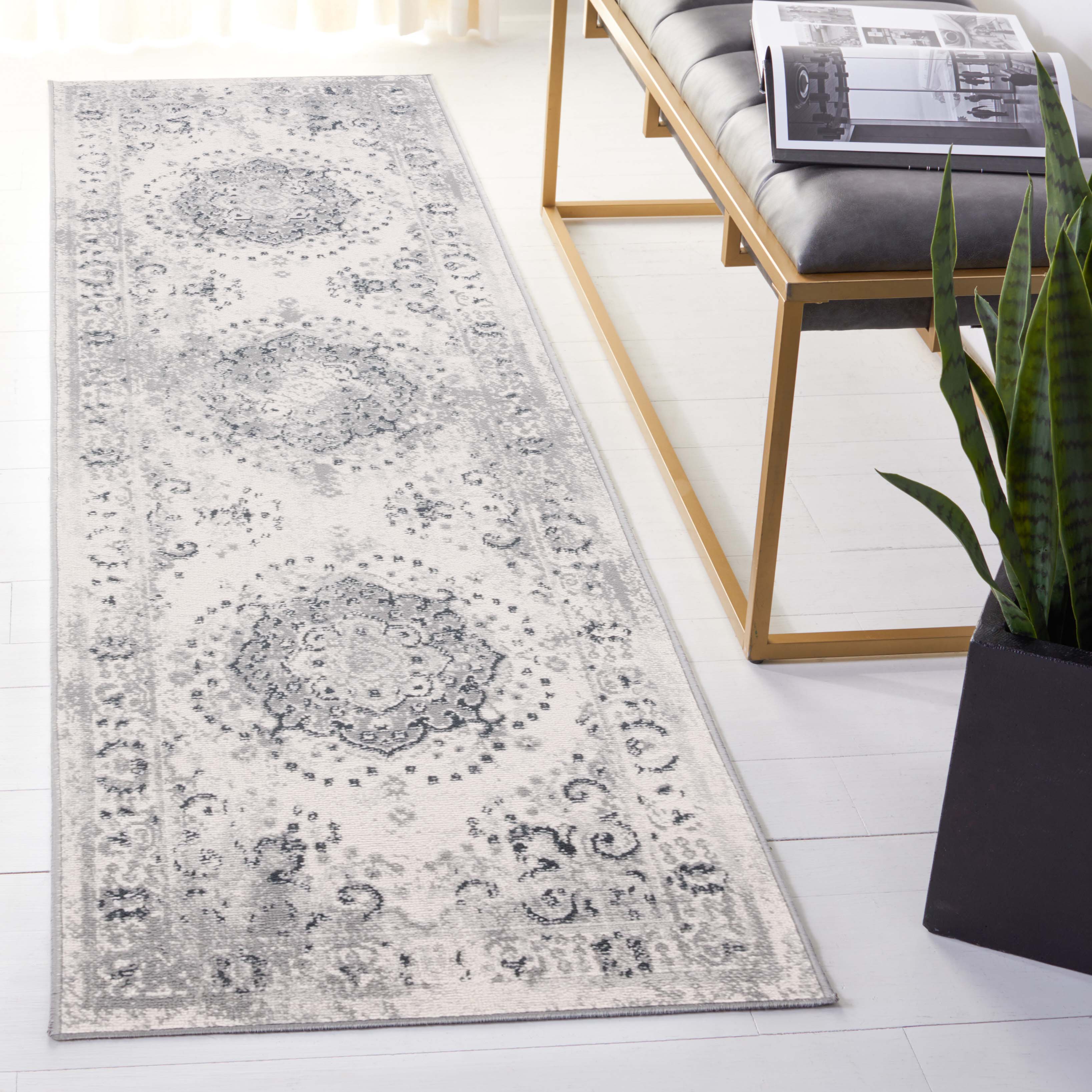 Safavieh Odyssey 856 Rug, ODY856 - Grey / Ivory
