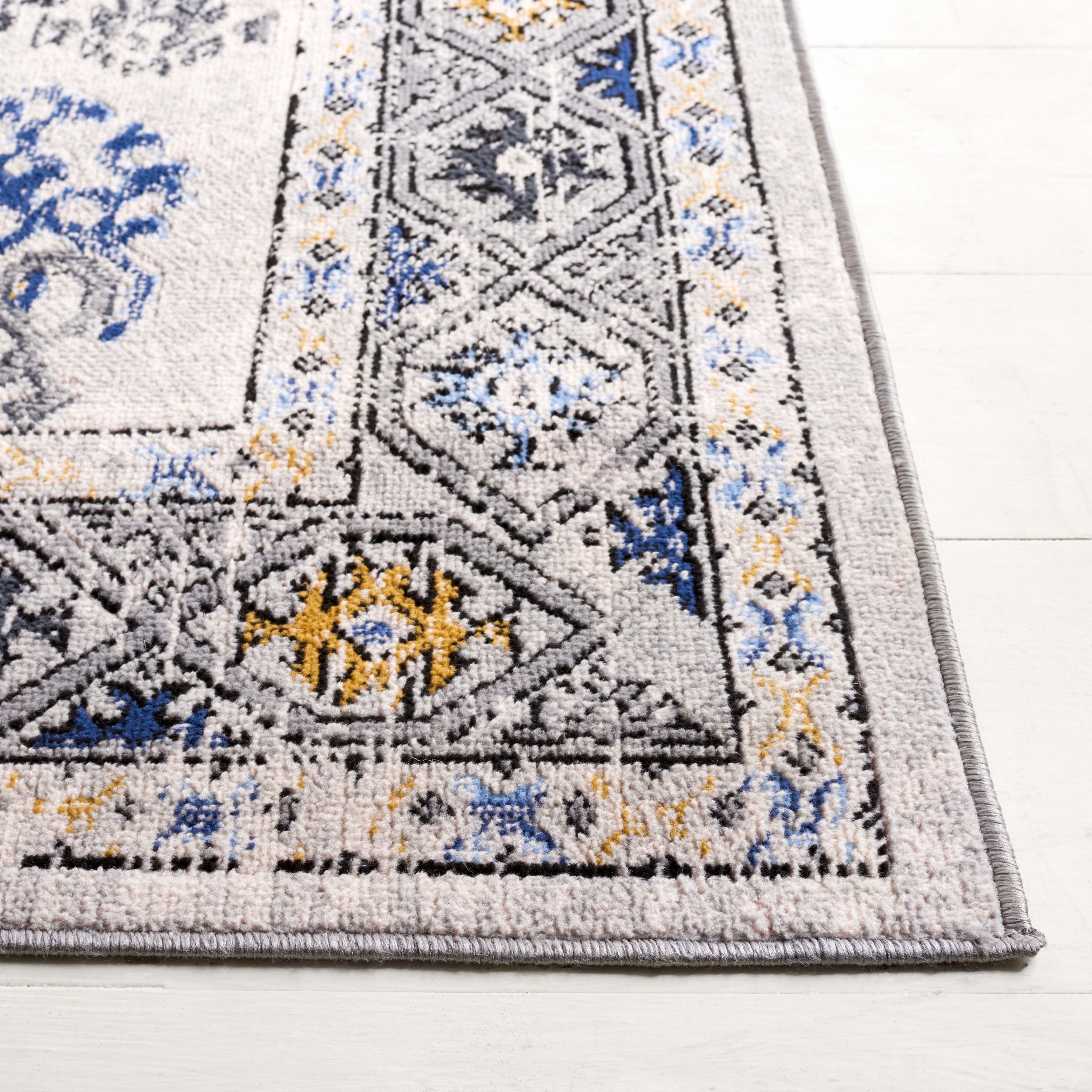 Safavieh Odyssey 858 Rug, ODY858 - Grey / Blue Gold