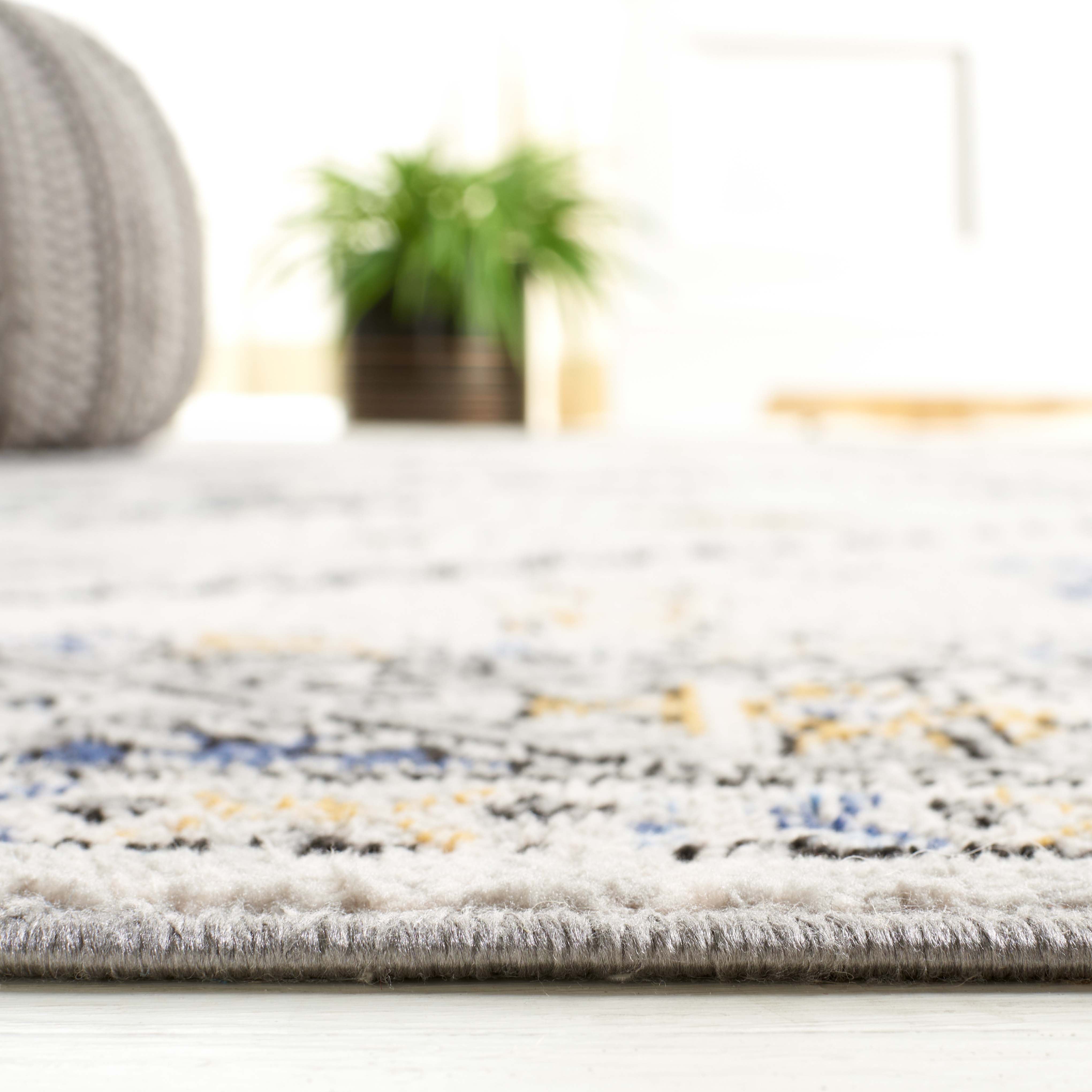 Safavieh Odyssey 858 Rug, ODY858 - Grey / Blue Gold