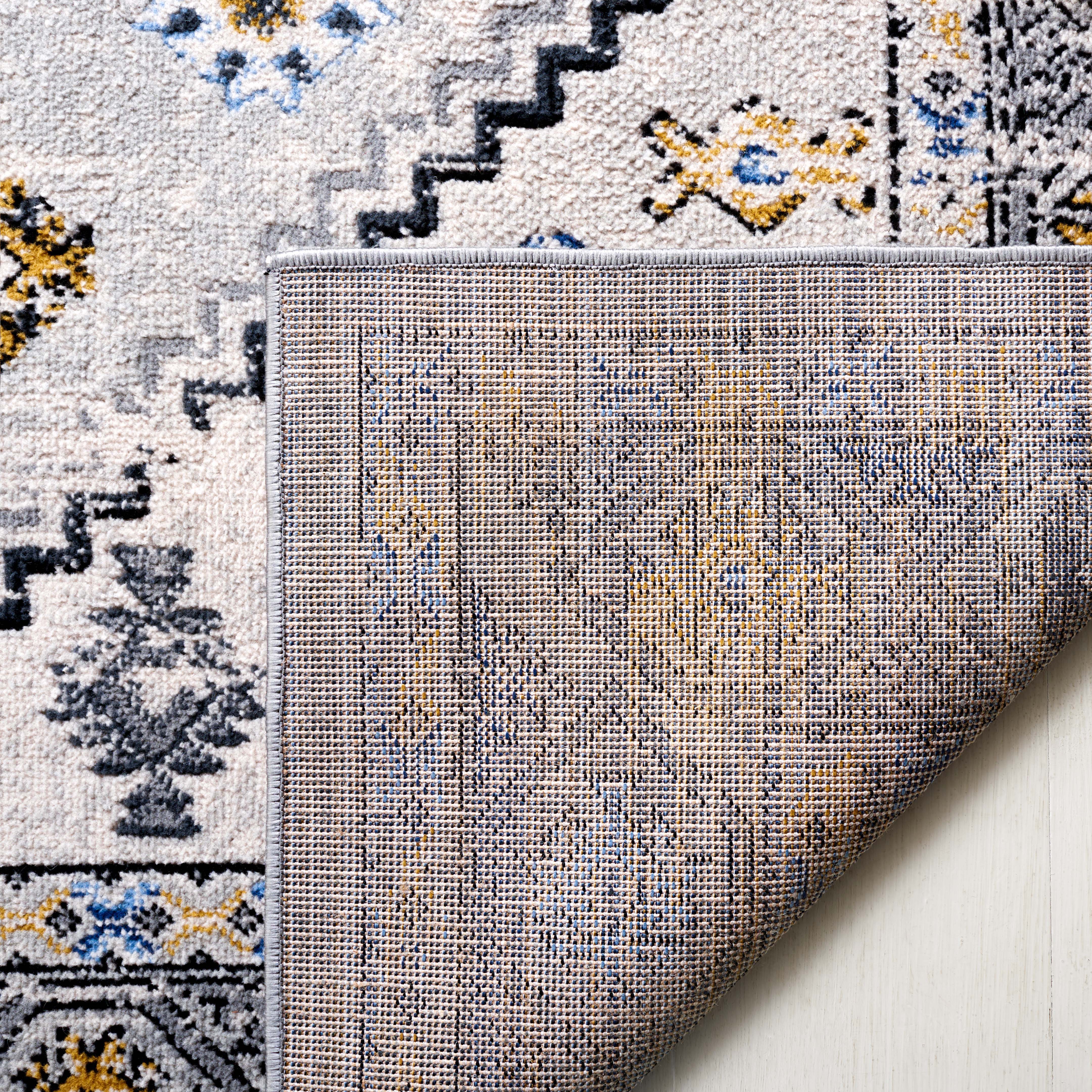 Safavieh Odyssey 858 Rug, ODY858 - Grey / Blue Gold