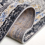Safavieh Odyssey 858 Rug, ODY858 - Dark Grey / Blue Gold