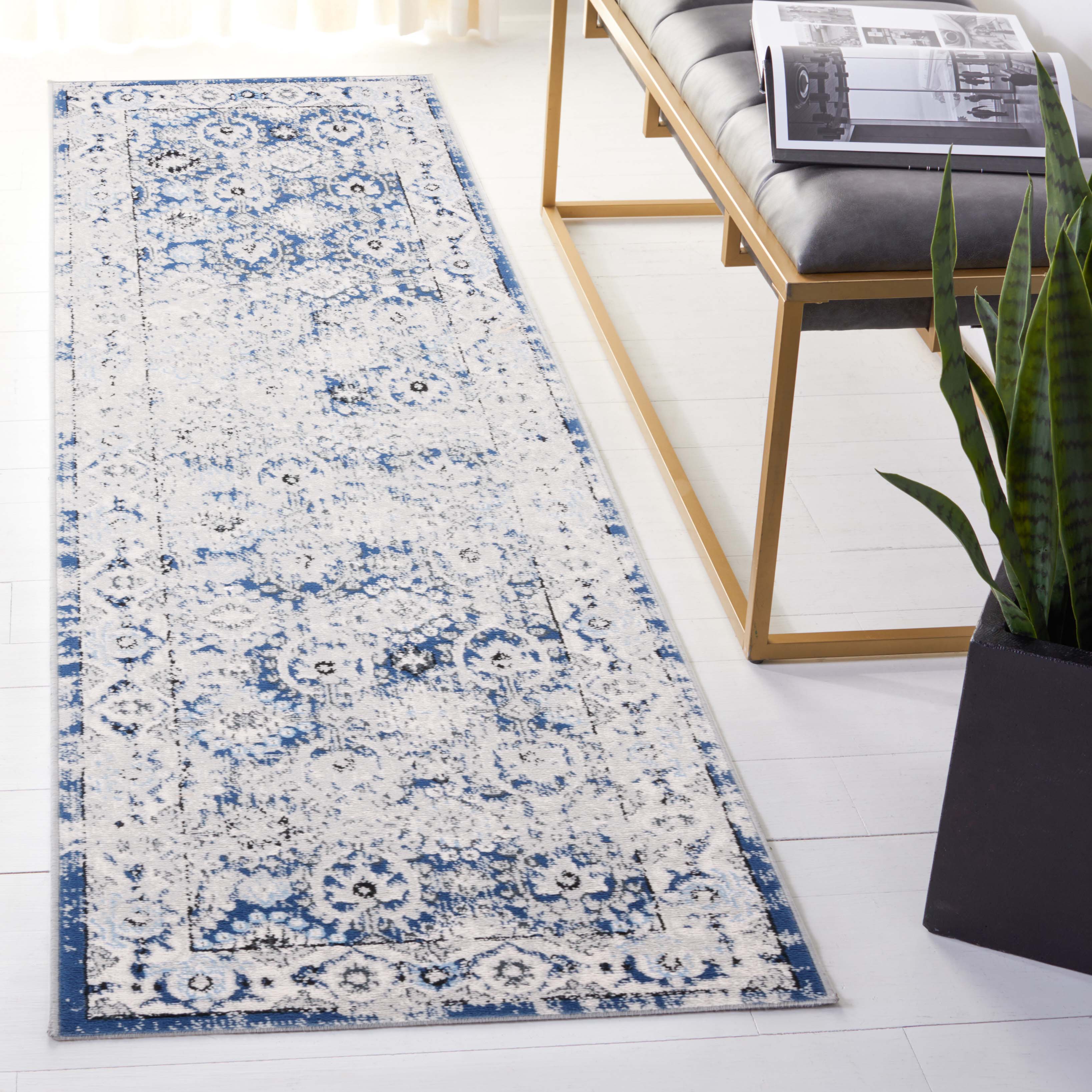 Safavieh Odyssey 862 Rug, ODY862 - Grey / Navy