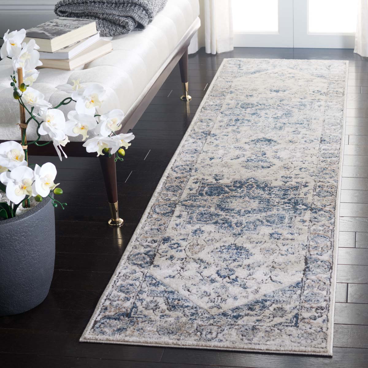 Safavieh Oregon 868 Rug, ORE868 - IVORY / BLUE