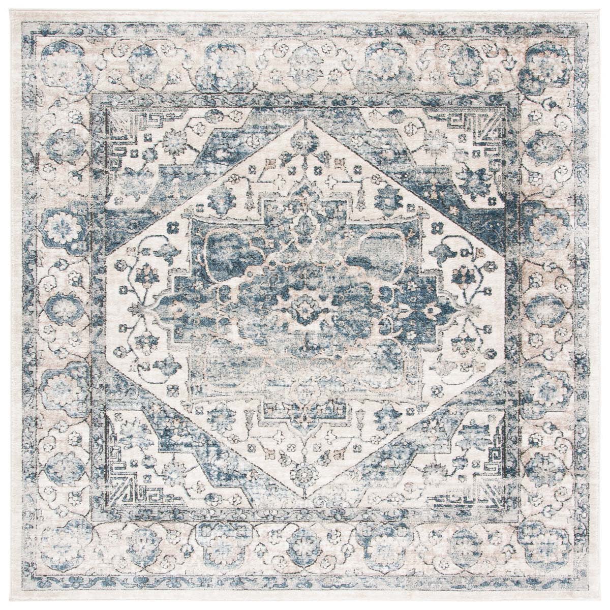 Safavieh Oregon 868 Rug, ORE868 - IVORY / BLUE