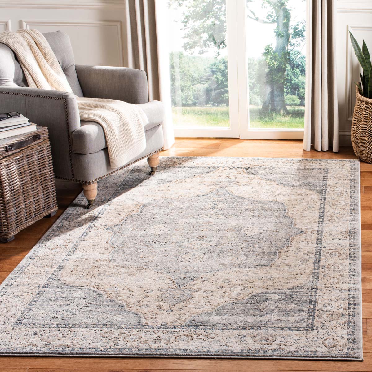 Safavieh Oregon 895 Rug, ORE895 - BEIGE / GREY