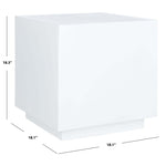 Safavieh Kolden Faux Concrete Stool , OTT3000 - White