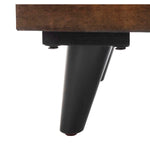 Safavieh Liam Tufted Cocktail Ottoman , OTT6400 - Grey / Dark Oak