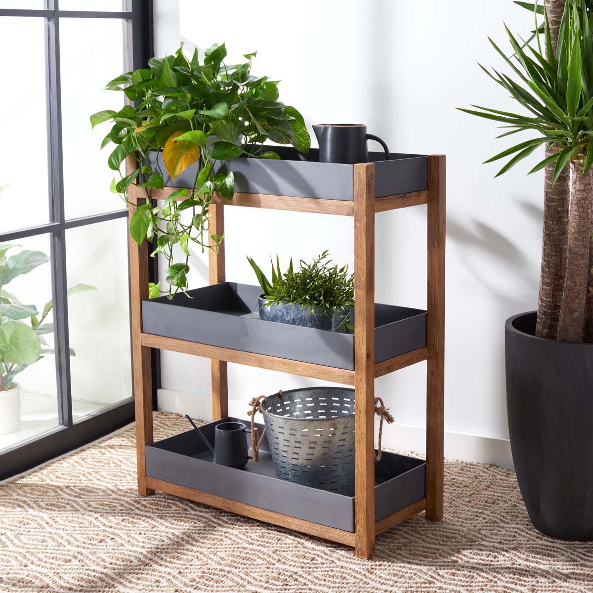 Safavieh Semli Shelf, PAT1507 - Natural/Grey