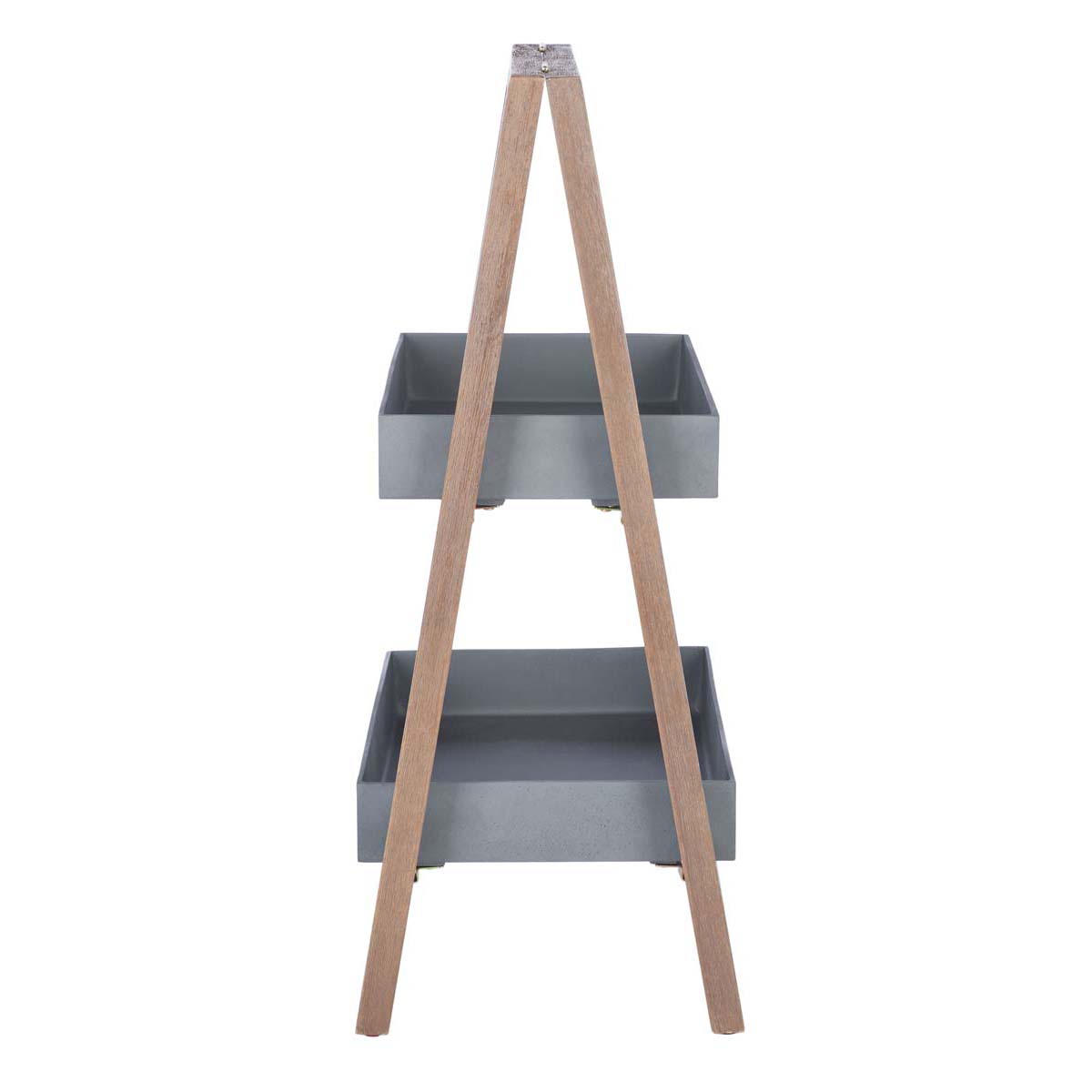 Safavieh Nerri Shelf, PAT1508 - Dark Walnut/Grey