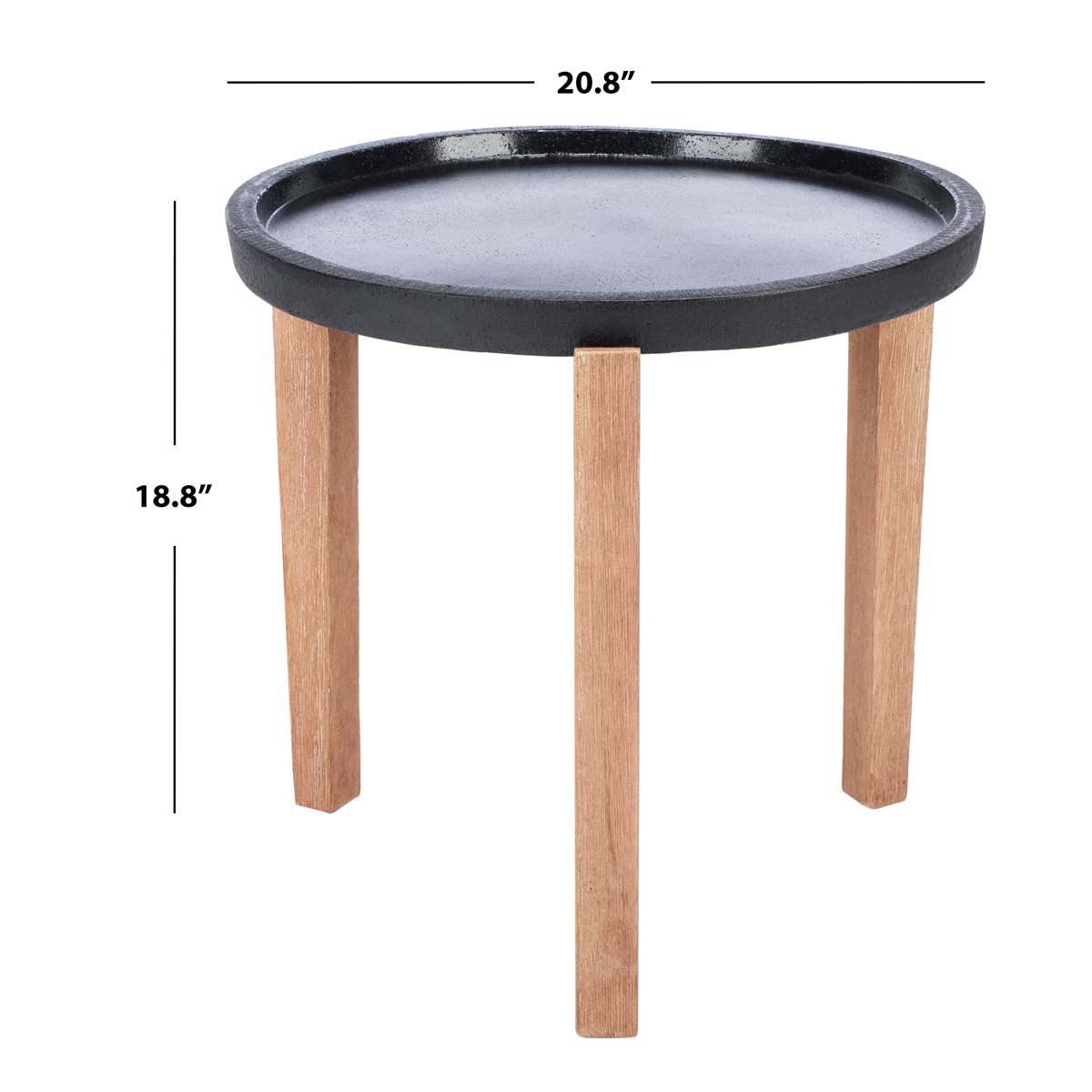Safavieh Serka Side Table, PAT1510 - Natural/Black