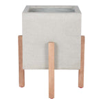 Safavieh Borsla Planter, PAT1512 - Natural/Light Grey