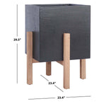 Safavieh Anston Planter, PAT1513 - Natural/Black