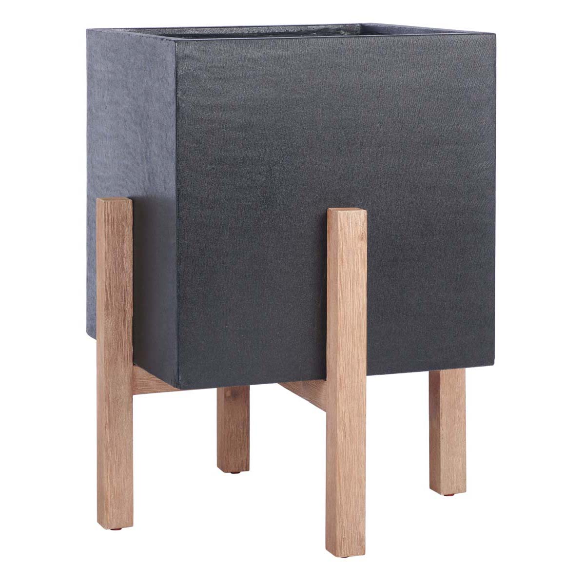 Safavieh Anston Planter, PAT1513 - Natural/Black